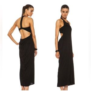 Helmut Lang Open Back Jersey Dress Size Large
